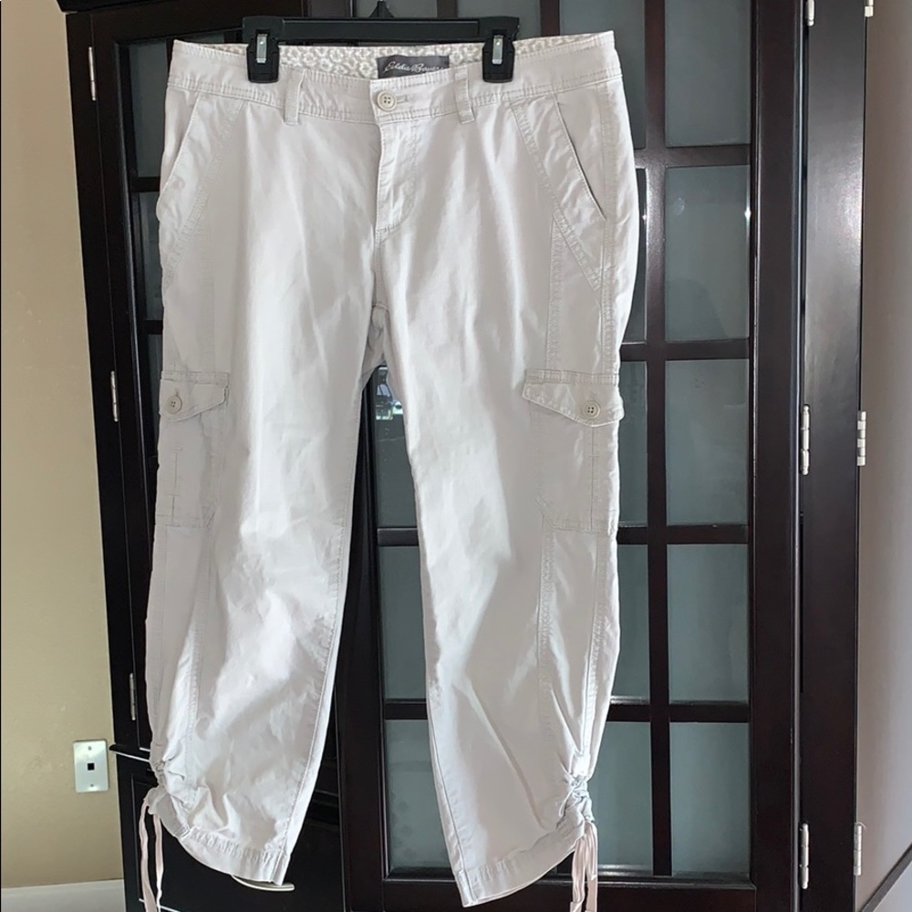 Eddie Bauer Adventurer Stretch crop cargo pants